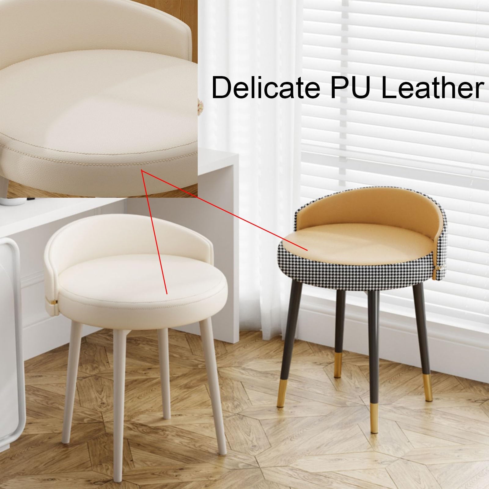 Coiffeuse pour fille, chaise de maquillage, chaise de ménage, nœud papillon, tabouret doré, tabouret à ongles, chaise de lecture, décoration de meubles, blanc Coiffeuse pour fille, chaise de maquillage, chaise de ménage, nœud papillon, tabouret doré, tabouret à ongles, chaise de lecture, décoration de meubles, blanc