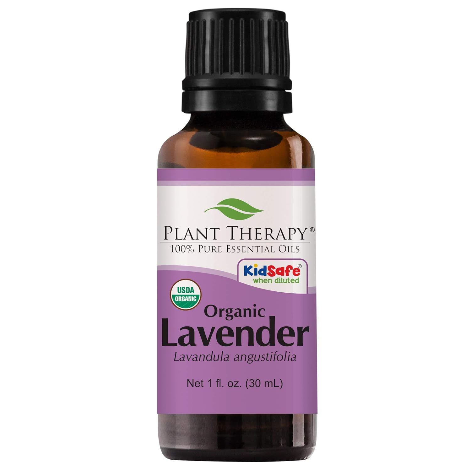 Plant Therapy Organic Lavender Essential Oil 100% Pure, USDA Certified Organic, Undiluted, Natural Aromatherapy for Diffusion &amp; Topical Use, For Skin, Hair, Relaxation, Premium Therapeutic Grade 30 mL