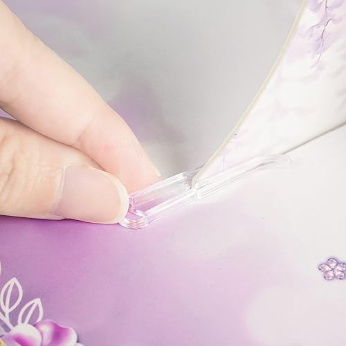 Miniatura 4 de Cheerland Soporte para cupcakes morados, decoraciones de fiesta de cumpleaños Rapunzel de princesa enredada, decoración de pastel dorado, 3 niveles,