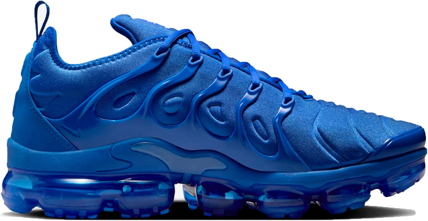 Nike Air VaporMax Plus Men's Shoes (HJ9148-480, Game Royal/Metallic Silver/White) Size 12