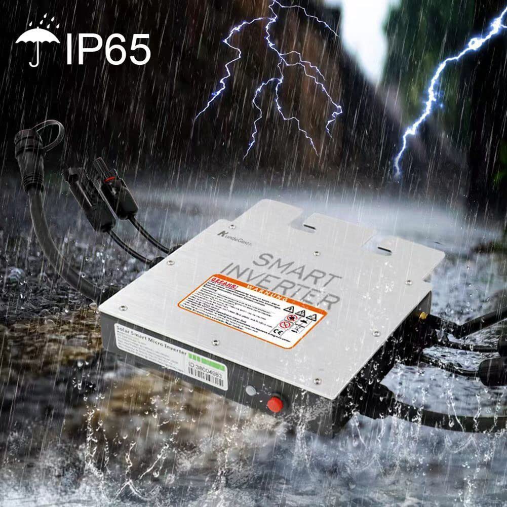 Micro-onduleur 400 W 800 W 1000 W - Onduleur MPPT - Onduleur - Étanche - Contrôle WiFi - Identification automatique - Rendement 99,5 % pour système PV