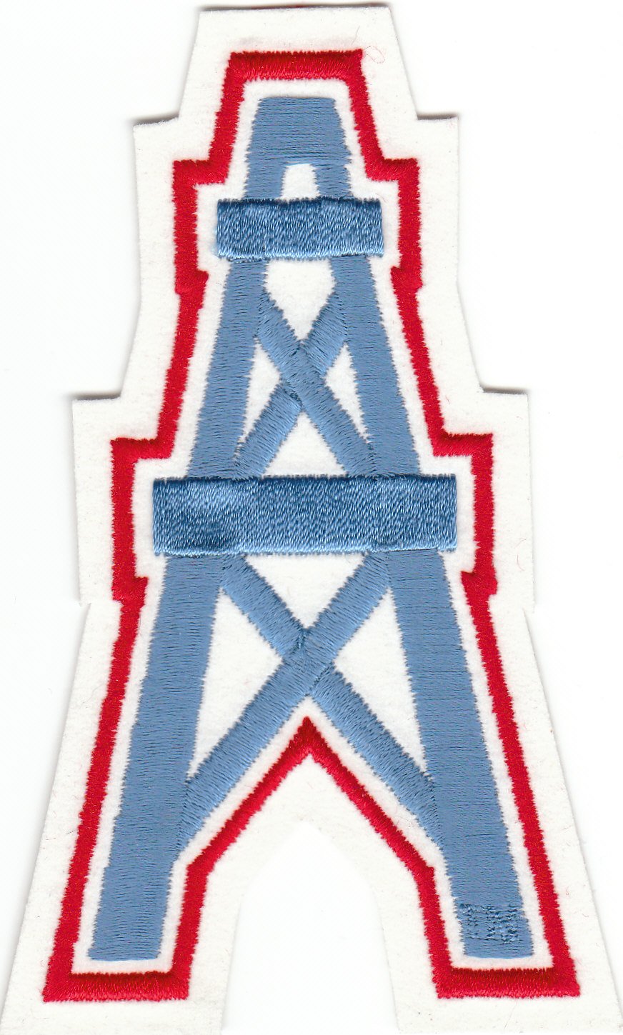 Buy Vintage Houston Oilers Oil Well Logo 5" Patch (sew or iron on