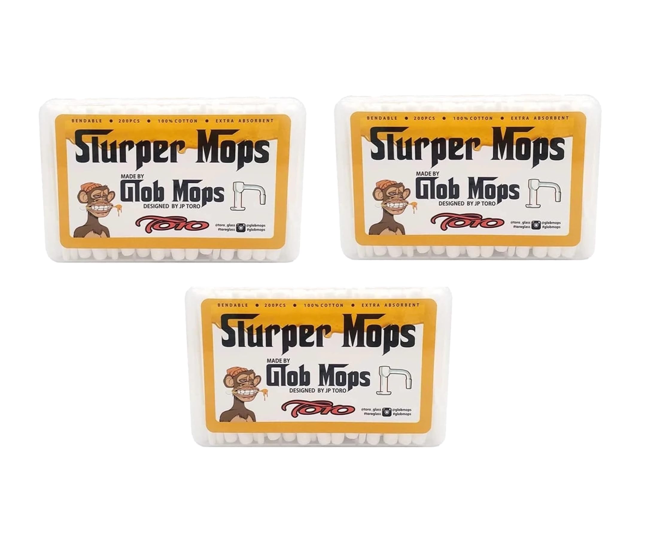 Glob Mops Slurper Mops 200 ct - Pack of 3
