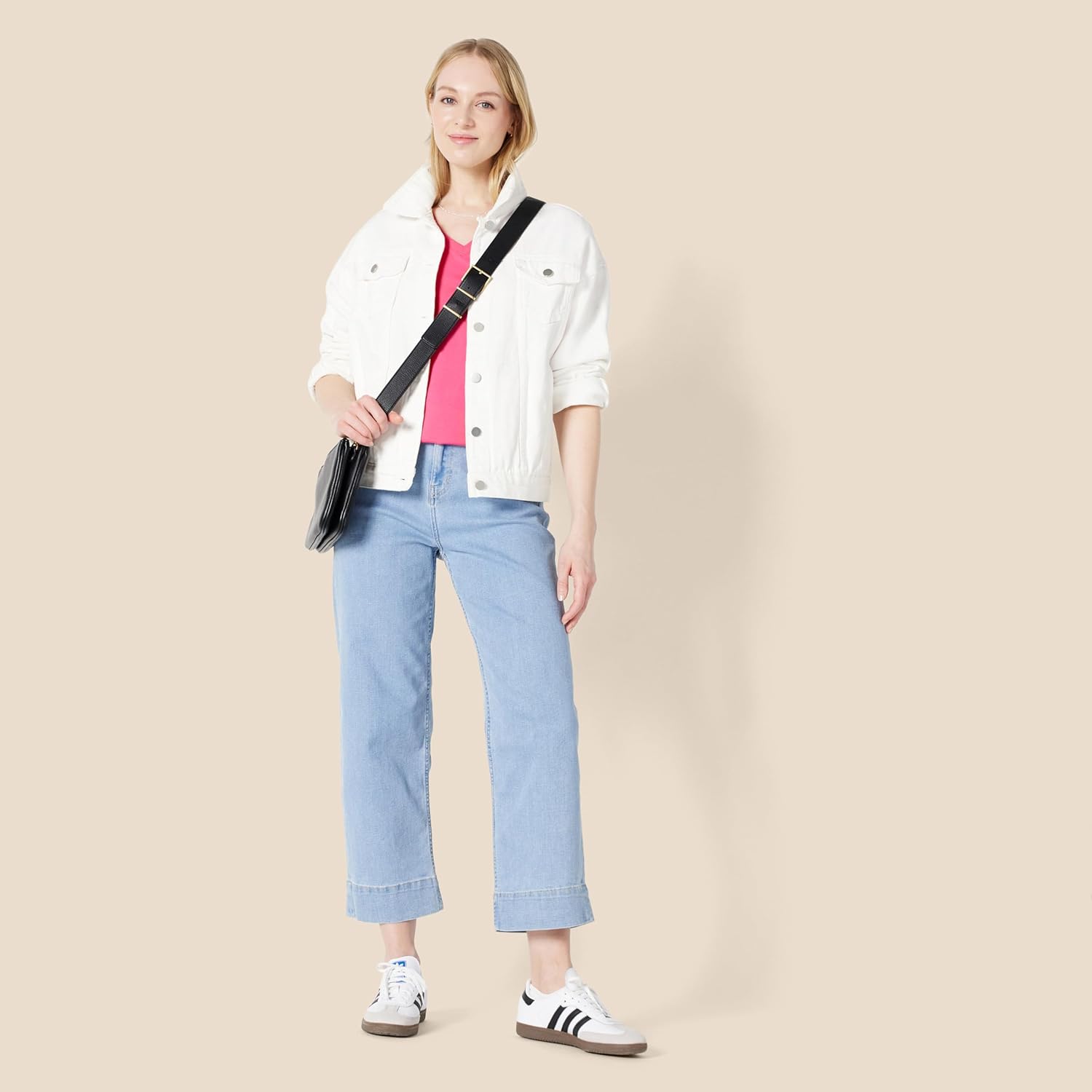 Amazon Essentials Women's Regular Fit 100% Cotton V-Neck Short Sleeve T-Shirt - Image 5