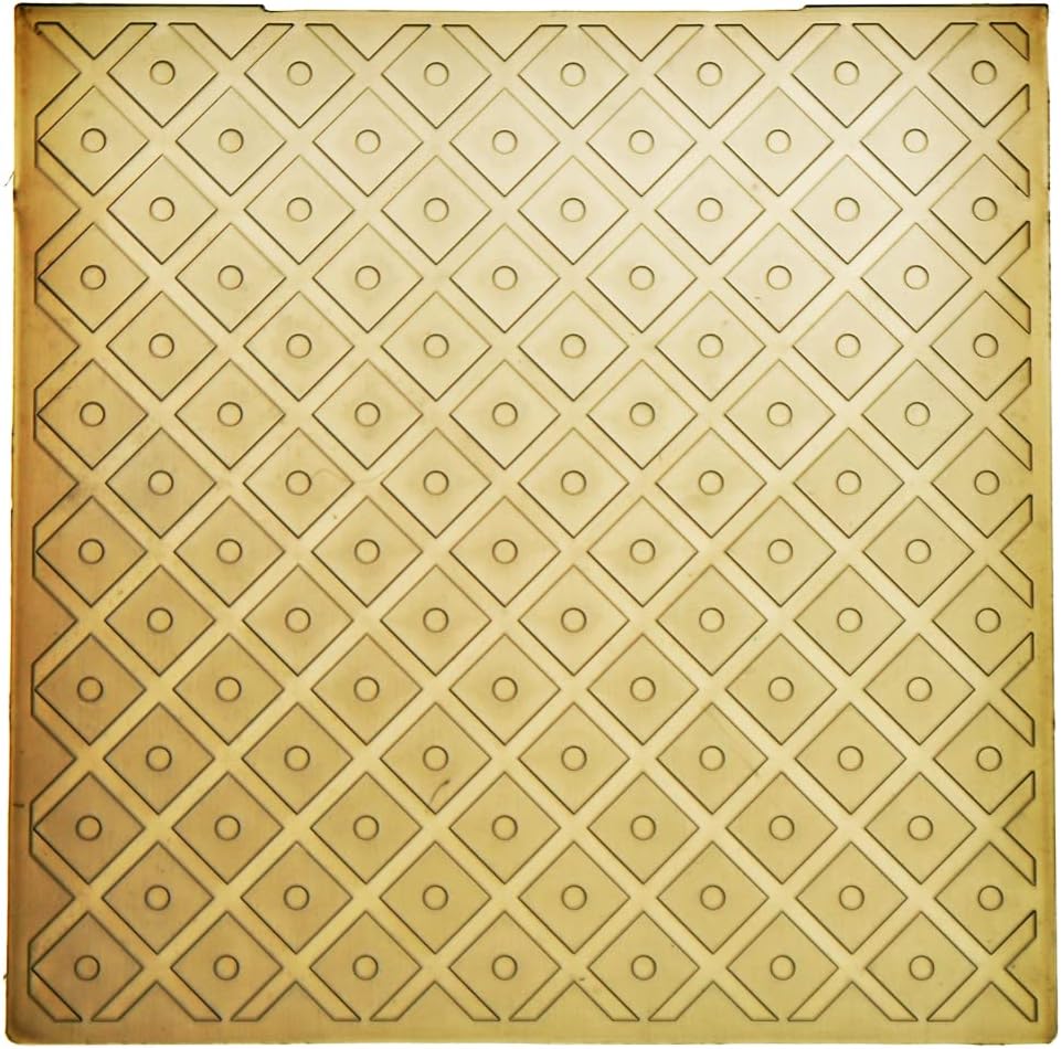 Large Size 8x8 Inch Words with Love Star Dots Grid Lattice Buttons Background Plastic Embossing Folders for Card Making Scrapbooking and Other Paper Crafts 2212168 (5)