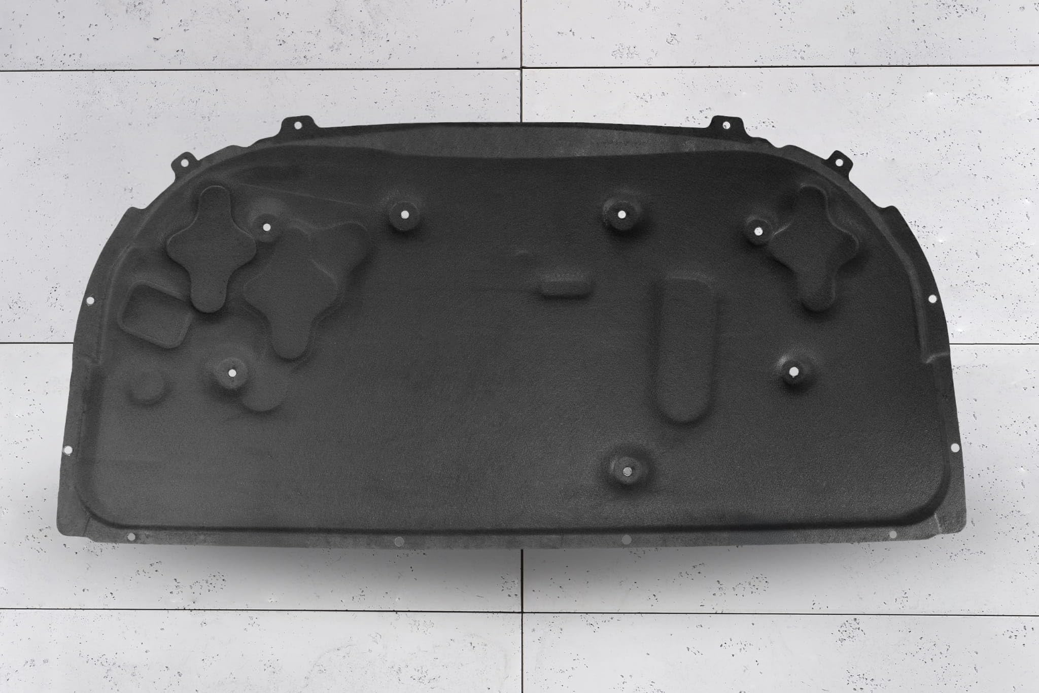 GEPCO Dämmmatte Motorhaube Motorhaubendämmung Motorraumdämmung mit Clips kompatibel mit OPEL ASTRA H 2004-2014 13114637