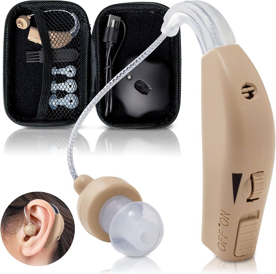 集音器充電式 左右両用充電ケース付耳穴式ノイズ抑え軽量 高齢者向父の日プレゼント Amazon.co.jp: コモライフ 充電式 耳掛け集音器 集音器 高齢者 左右