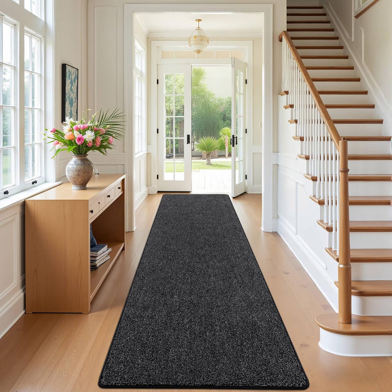 SHACOS Teppich Läufer Flur Küchenteppich Waschbar Korridor läufer Flur Küche,Schlafzimmer, Balkon