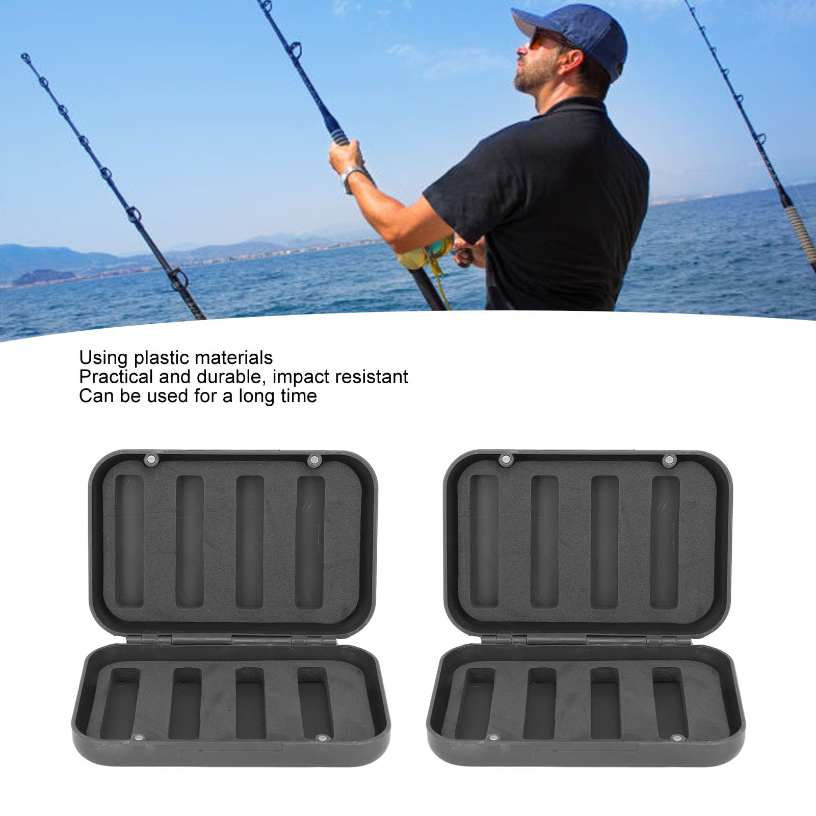 Étui de rangement pour mouches de pêche à la mouche – Support