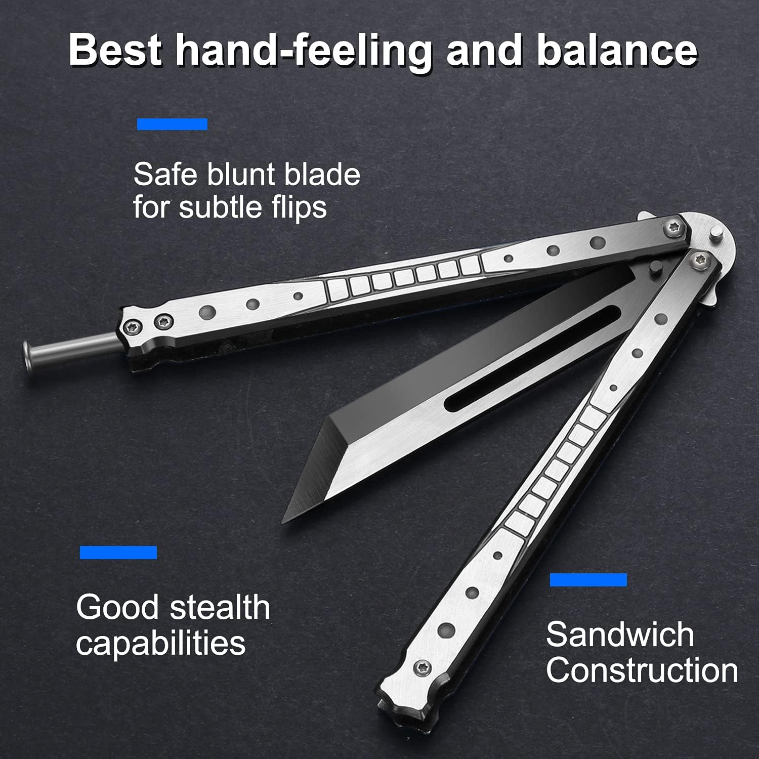 Trainer Tool with Sure Spring Latch for Boys Girls Finger Training and Practice Stainless Steel (Black) : Sports & Outdoors