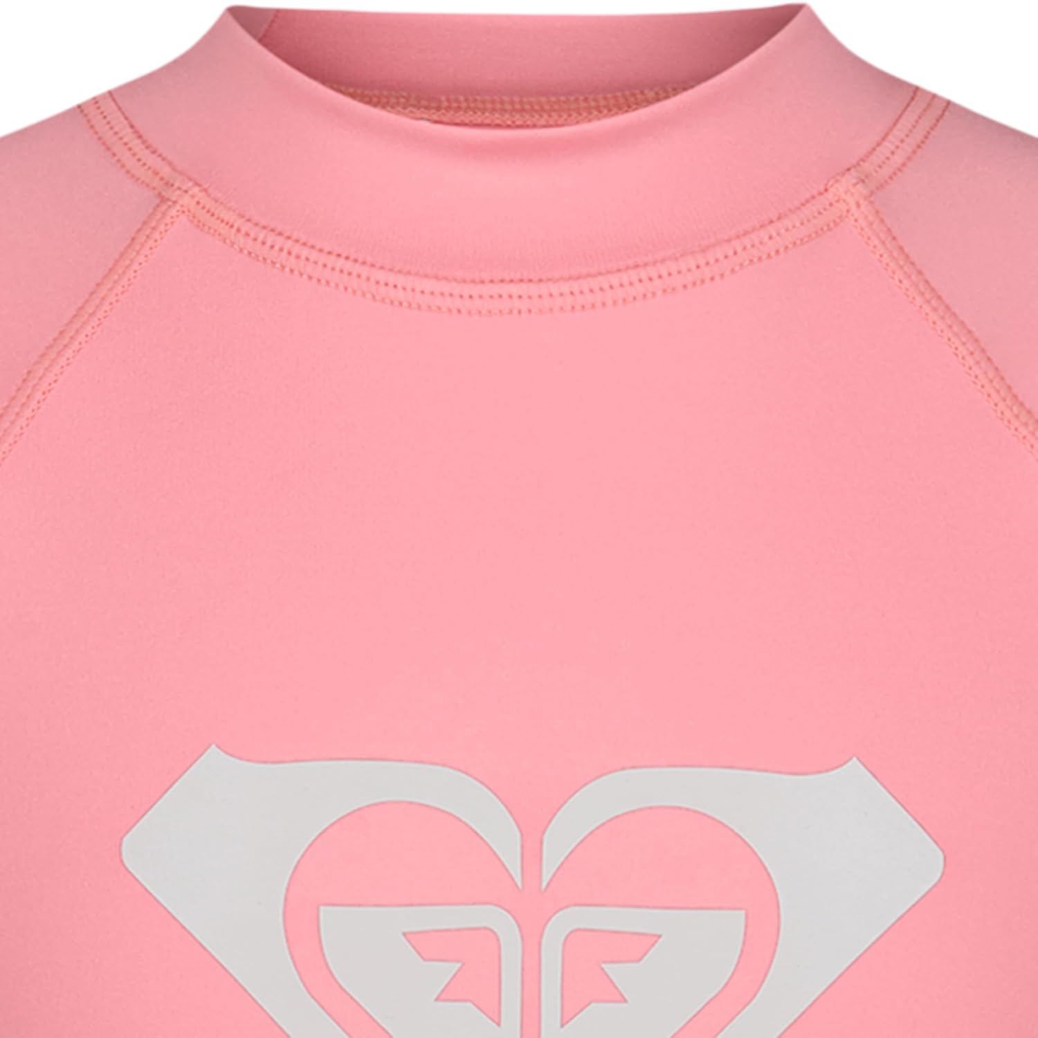 Roxy Girls' Short Sleeve Whole Hearted Rashguard Shirt, UPF 50+ Sun Protection, Quick Dry