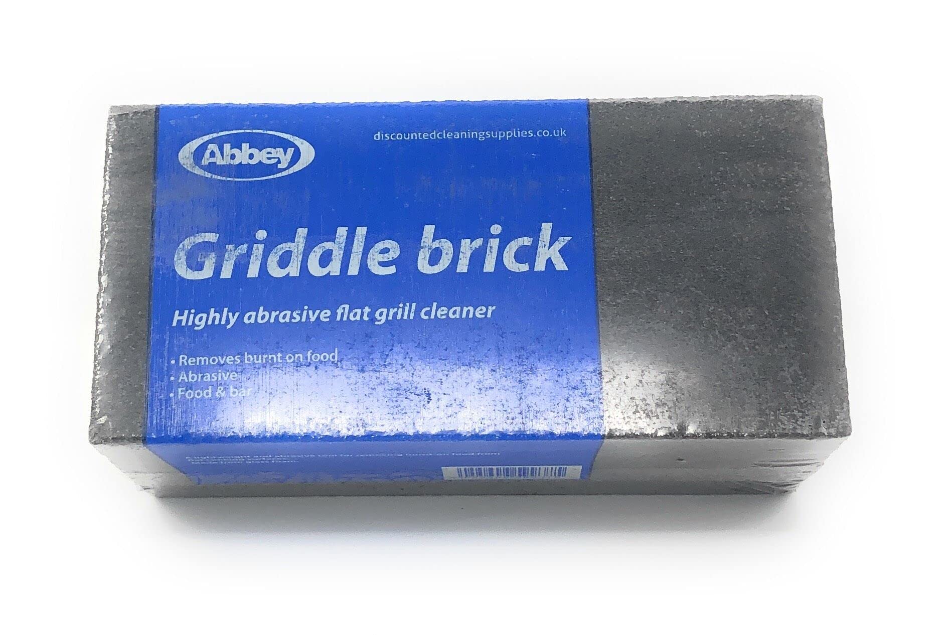 Abbey 12 Grill Brick Pumice Stone for Cleaning – Griddle Stone Cleaning Block – Griddle Brick Remove Greases Stains Residues Dirt - Hot Plate Cleaner for Kitchen and Household Cleaning – BBQ Brick