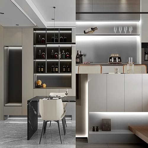 Miniatura 5 de Luz de espejo blanca de 16.4 pies, 600 ledes, regulable, estilo Hollywood, luz de maquillaje LED de luces de neón (espejo no incluido)