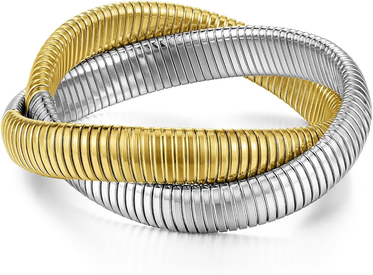 Gold Bangles Bracelet Set for Women, 18K Gold Plated Kuwait Ubuy
