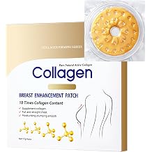 Collagen Breast Enhancement Patch-Natural Formula Breast Firming & Tightening Skin, Moisturizing Plumping Skin Care for Chest, Nourishing Supplement Collagen Patch Improving Loose Skin4Pcs