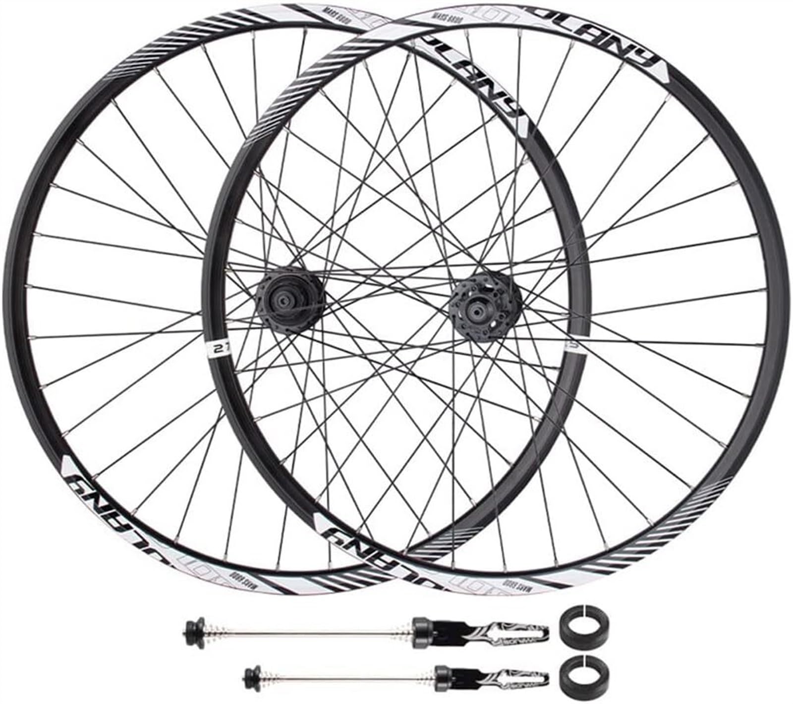 Roues pleines de vélo de montagne 29 pouces noires avec freinage V-Brake classique