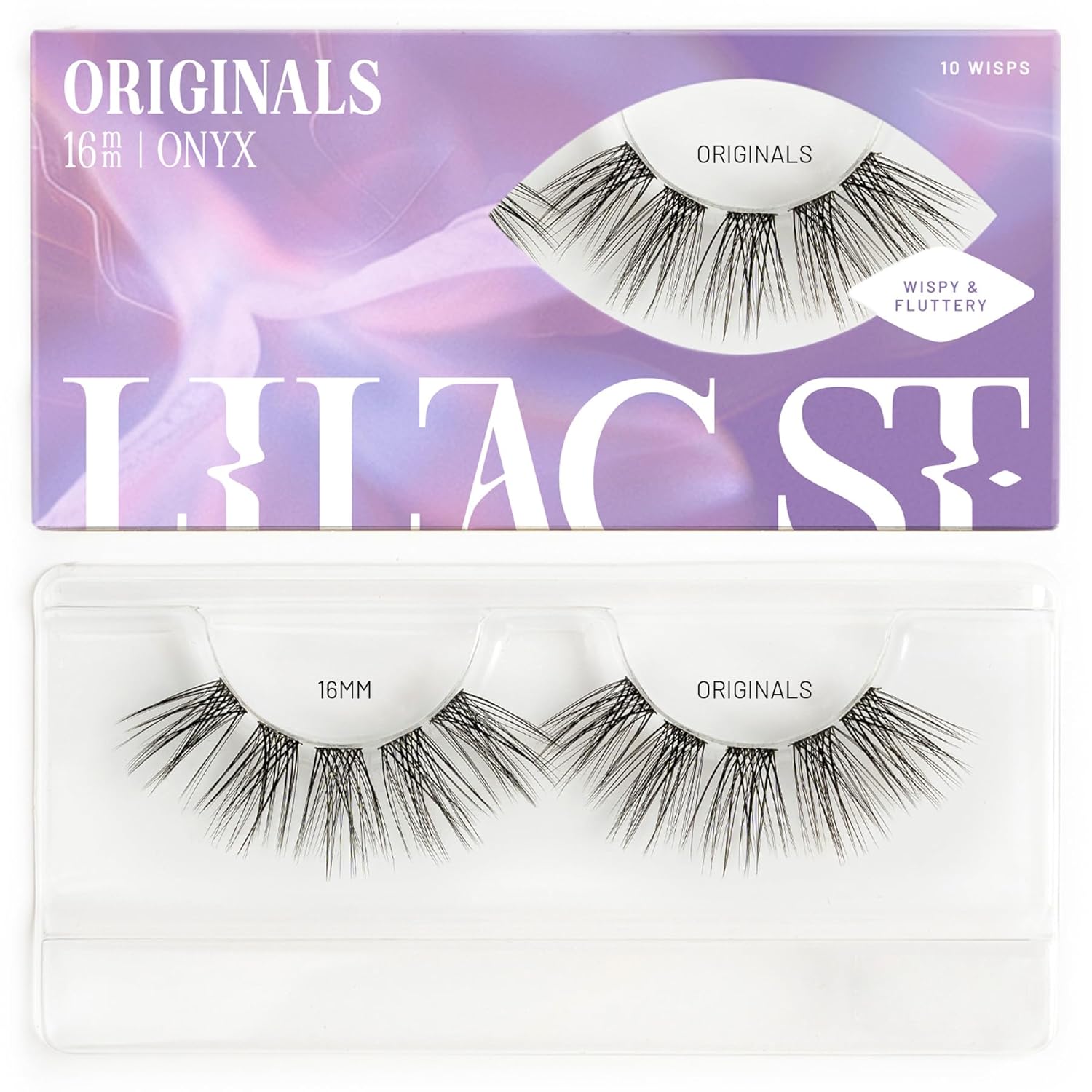 Lilac St - Originals Starter Kit - Includes Natural Faux Eyelash Clusters (10mm & 12mm), Clear Lash Glue, & Lash Applicator - Lightweight & Lifelike - Lasts 10 Days - Cruelty Free, Vegan - 20 Lashes