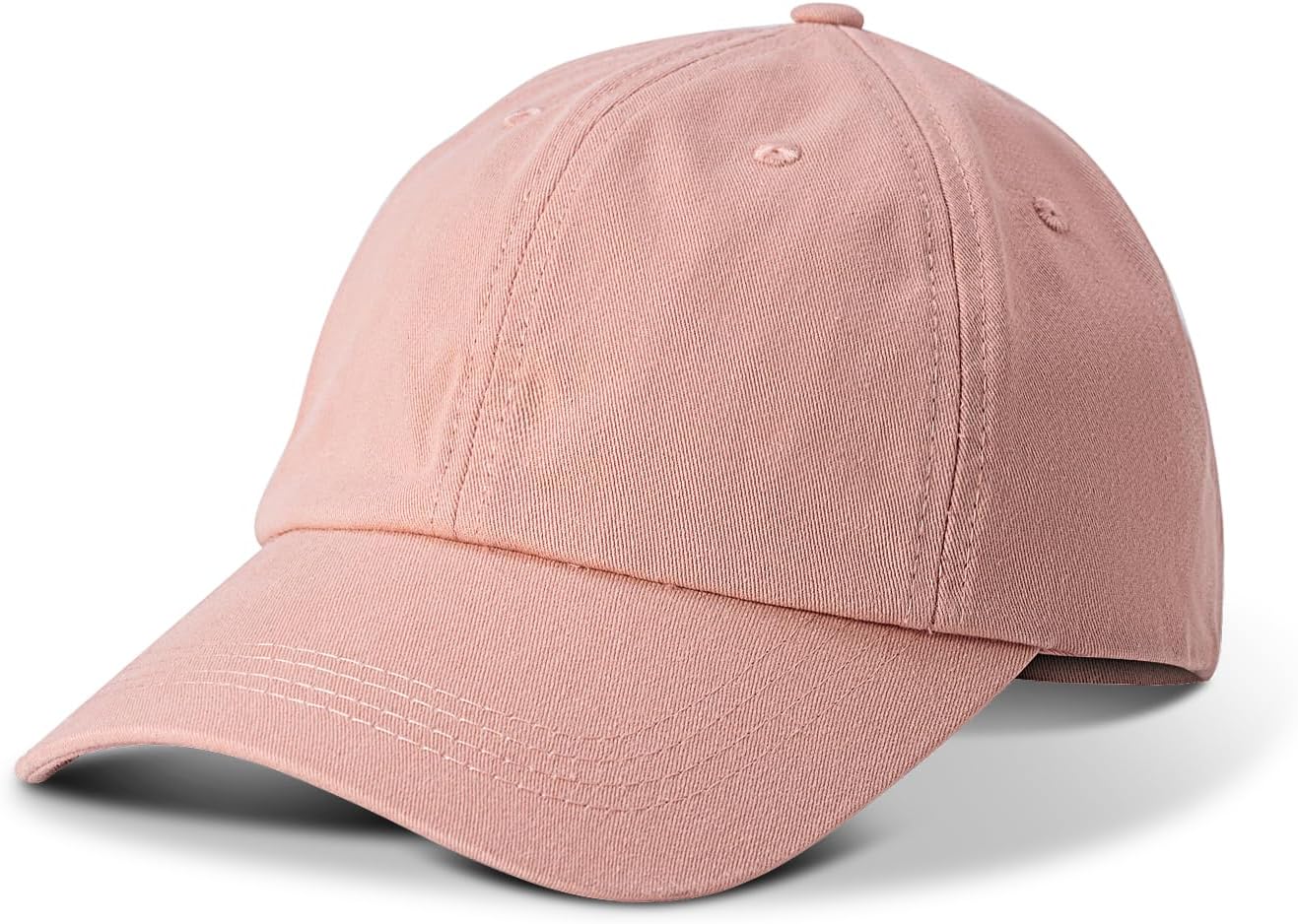 Cotton Universal Washed Baseball Cap with Soft Top and Adjustable Mom Hat