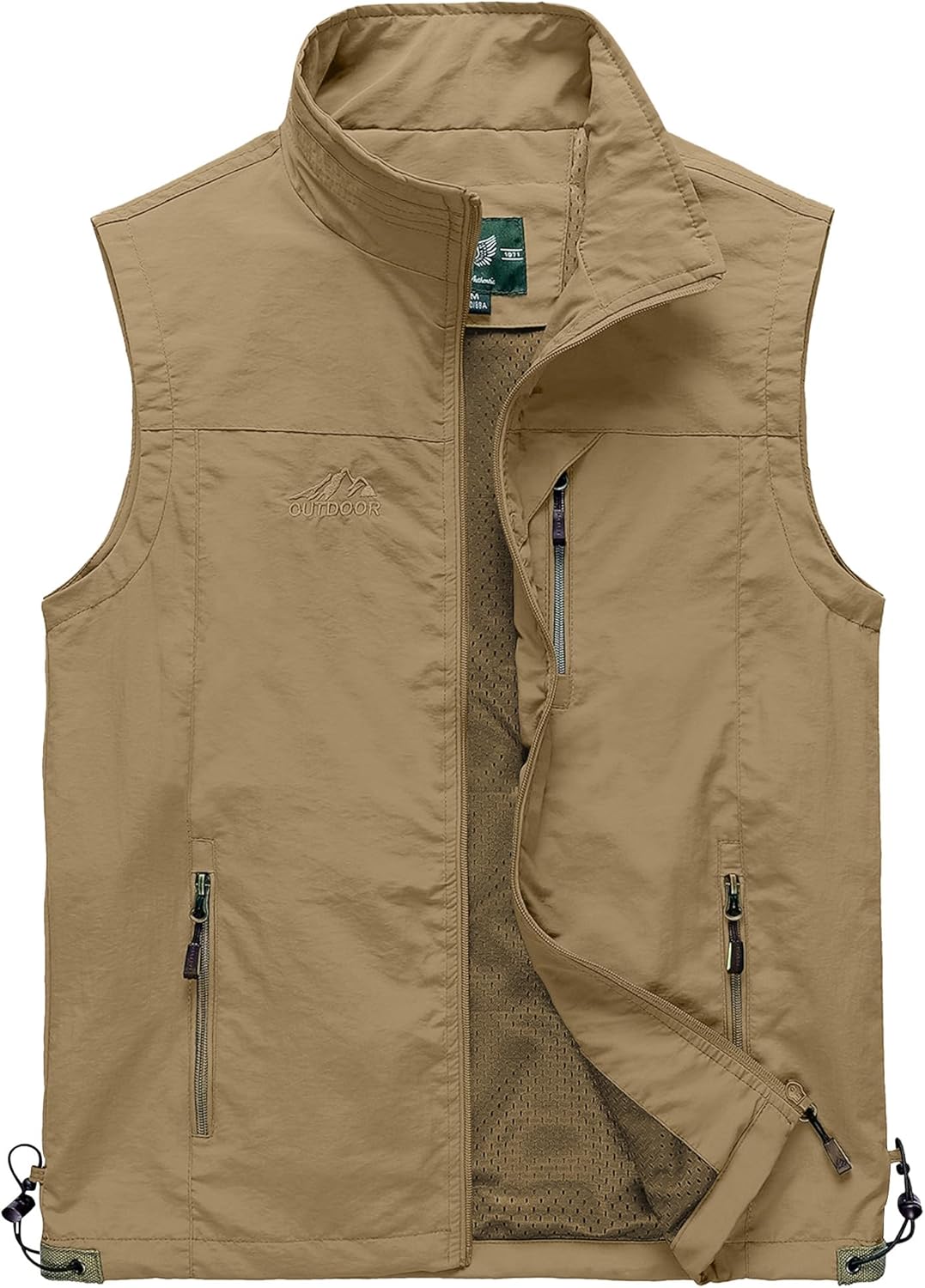 Hixiaohe Men's Casual Lightweight Outdoor Vest Work Fish Photo Travel Vest