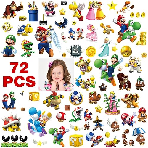 Miniatura 2 de Tatuajes temporales, aumenta la diversión en tu fiesta, ideal para decoraciones de fiestas de cumpleaños, recompensas de aula y regalos perfectos