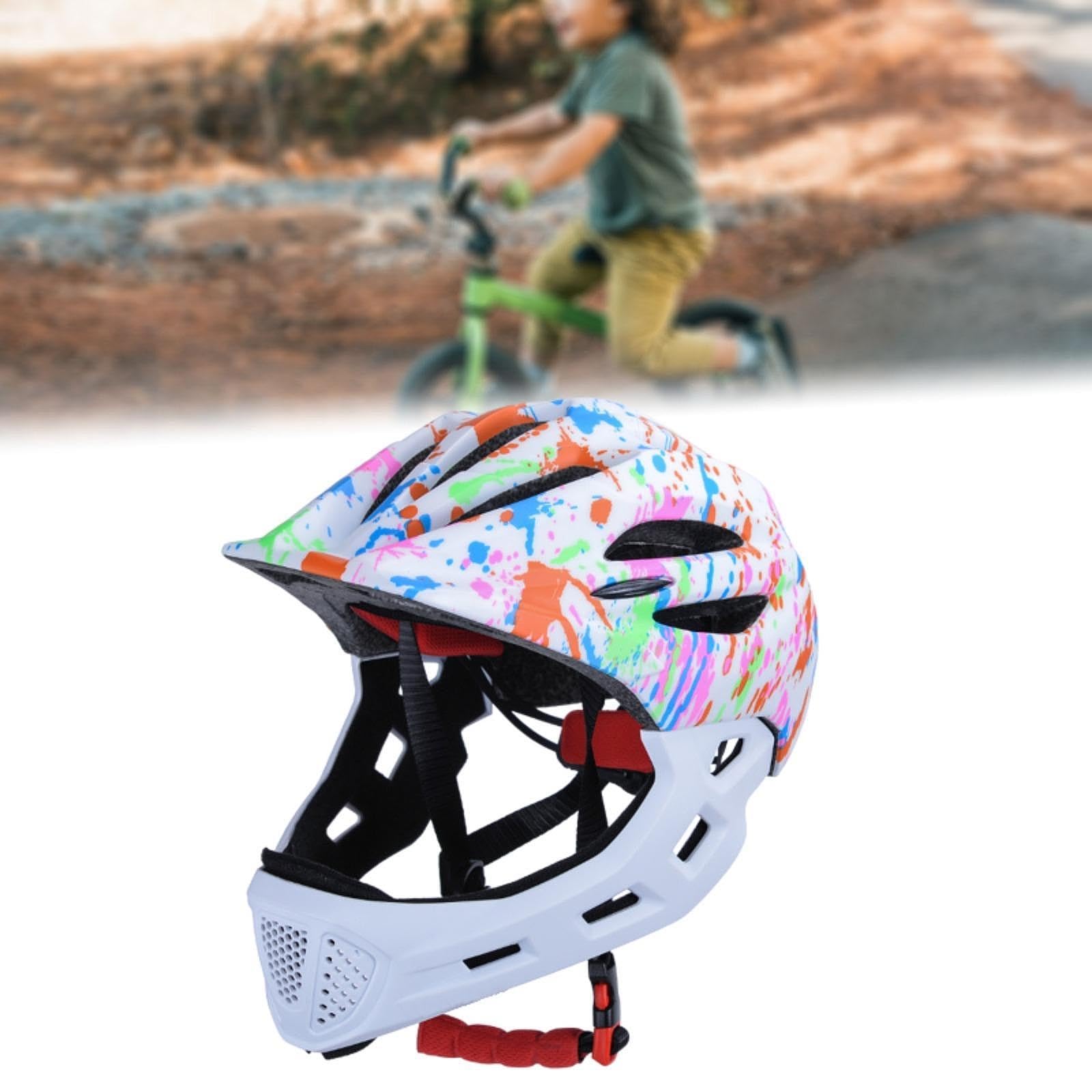 LOVIVER Casco da Bici per Bambini, Casco da Bicicletta, equipaggiamento Protettivo alla Moda, Casco Integrale Comodo, Casco da Ciclismo per Skateboard e
