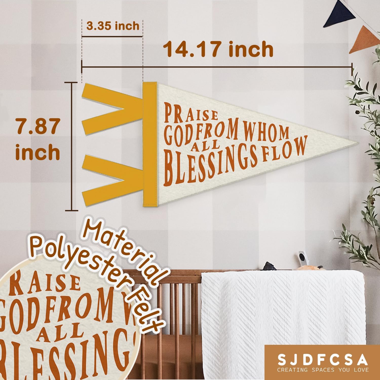 Christian Nursery Wall Decor, Bible Verses Wall Decor
