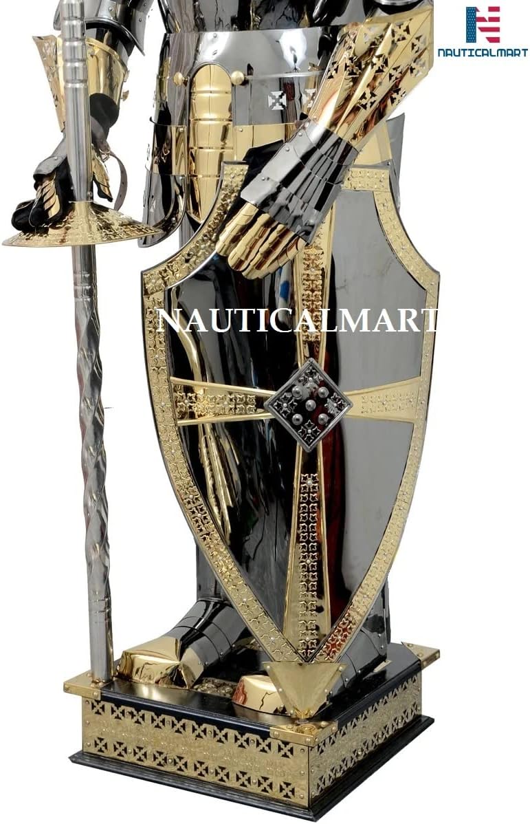 Medieval Knight Armor Suit Royal Armour Cosplay LARP Halloween Costume