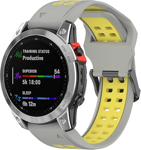Miniatura 7 de Chofit Correas de reloj compatibles con Amazfit Falcon Watch de 0.866in de ancho, correa de silicona de repuesto para Amazfit Falcon Smartwatch