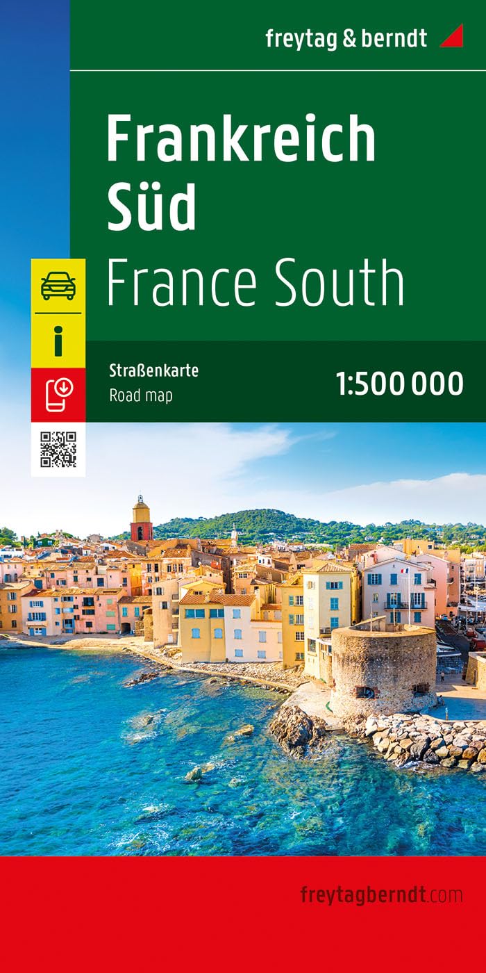 France South Road Map - 1:500,000 scale