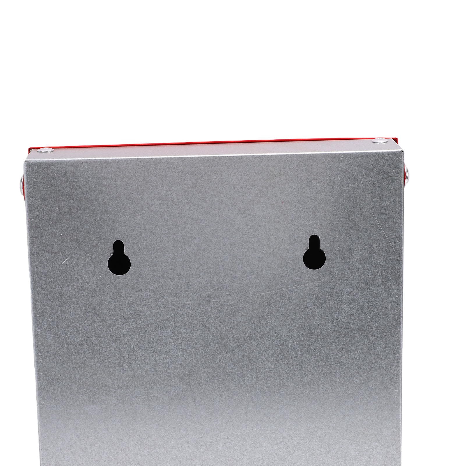 Garsent Alimentador de Pollos Galvanizado para Montaje en Pared, Dispensador Automático de Alimento para Aves de Corral Resistente a la Intemperie, 10 Libras, con Tapa para Gallinero Exterior