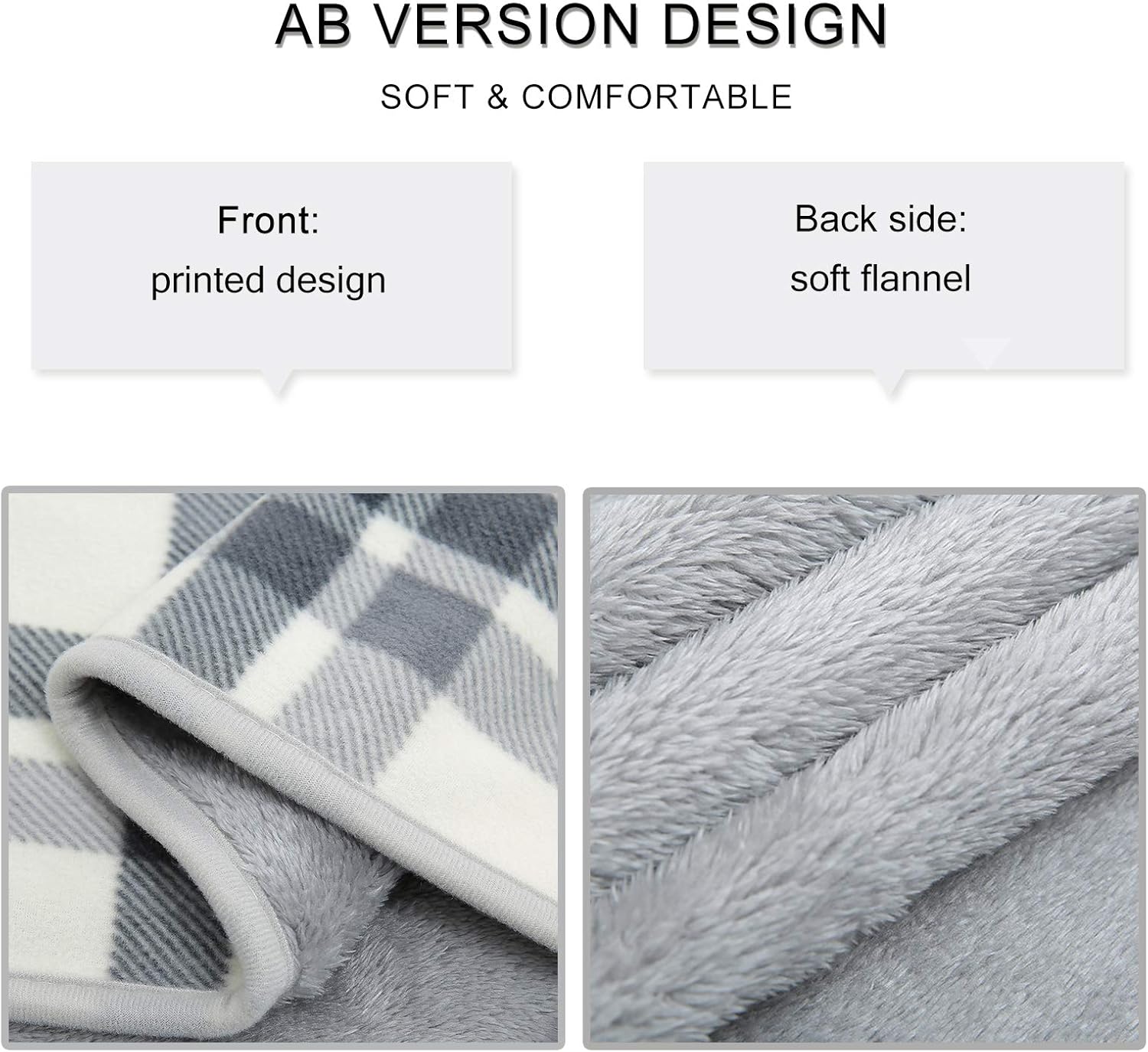 XING YE CHUAN Fleece Wearable Blanket, Comfy Poncho Throw with Buttons, Plush Sleeveless Blankets, for Women Cape Wrap Cover… - Image 3