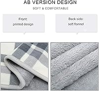 Vista 49 de XING YE CHUAN Fleece Wearable Blanket, Comfy Poncho Throw with Buttons, Plush Sleeveless Blankets, for Women Cape Wrap Cover