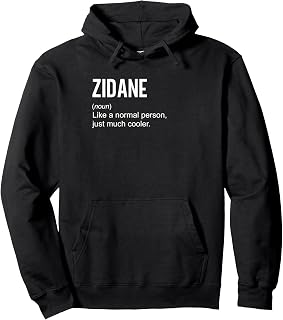 Zidane Definition Name Funny Personalized Birthday Pullover Hoodie