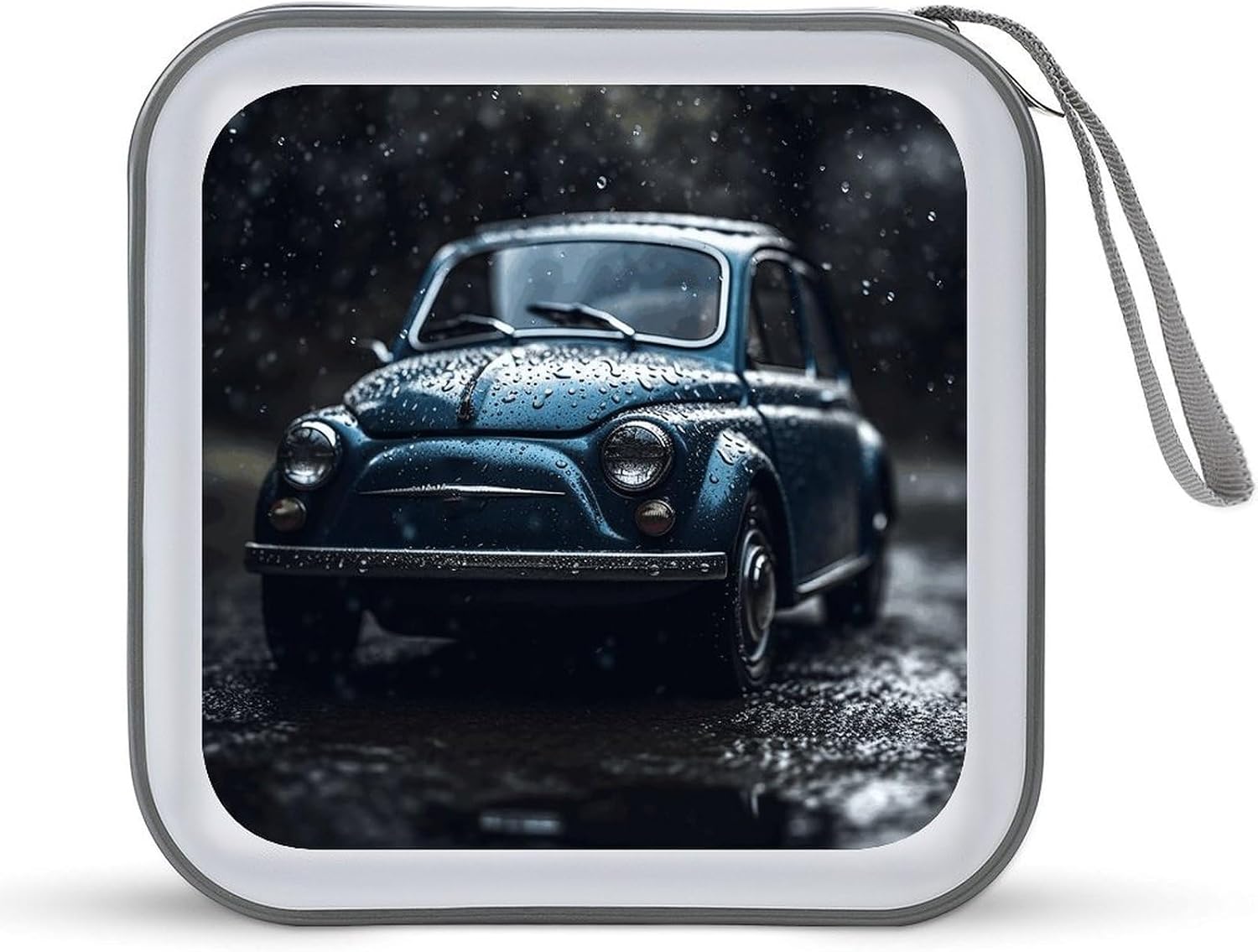 Car in The Rain CD Case CD Storage Box DVD Sleeves