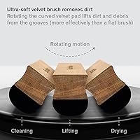 Vista 4 de Boundless Audio Kit de Limpieza de Discos de Vinilo - Kit de Limpieza de Vinilo 5 en 1 Incluye Cepillo para Discos de Terciopelo, Limpiador