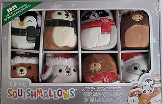 Squishmallows Kellytoy Plush 4.5" Mini Holiday Winter Squad 8 pack – Ultrasoft Stuffed Animal Toy Soft Squishy Plush Toy (Winter Squad)