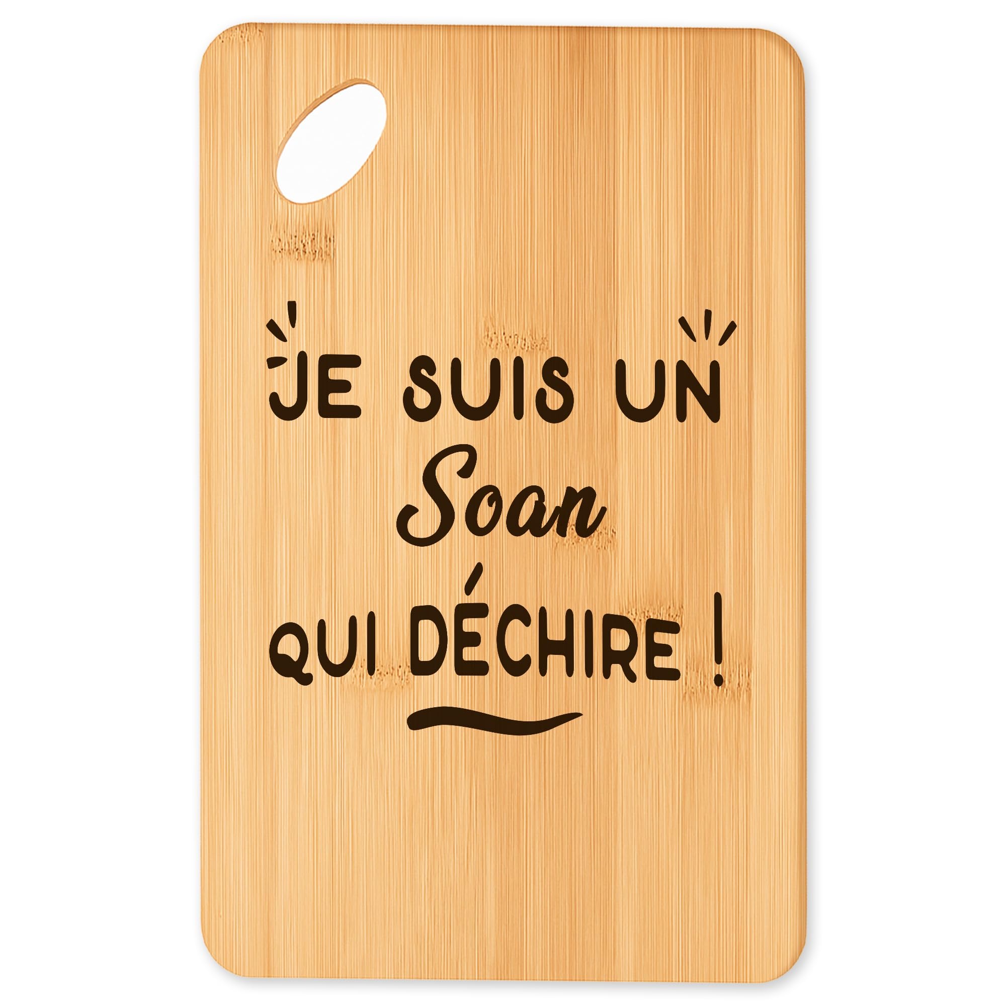 Planche à découper Soan en bambou et plateau apéro