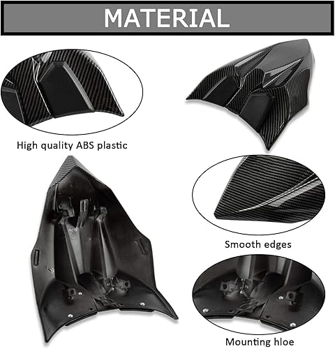 Miniatura 4 de Cubierta del capó del asiento del pasajero trasero para Kawasaki Ninja 650 Z650 2017 2018 2019 2020 2021 2022