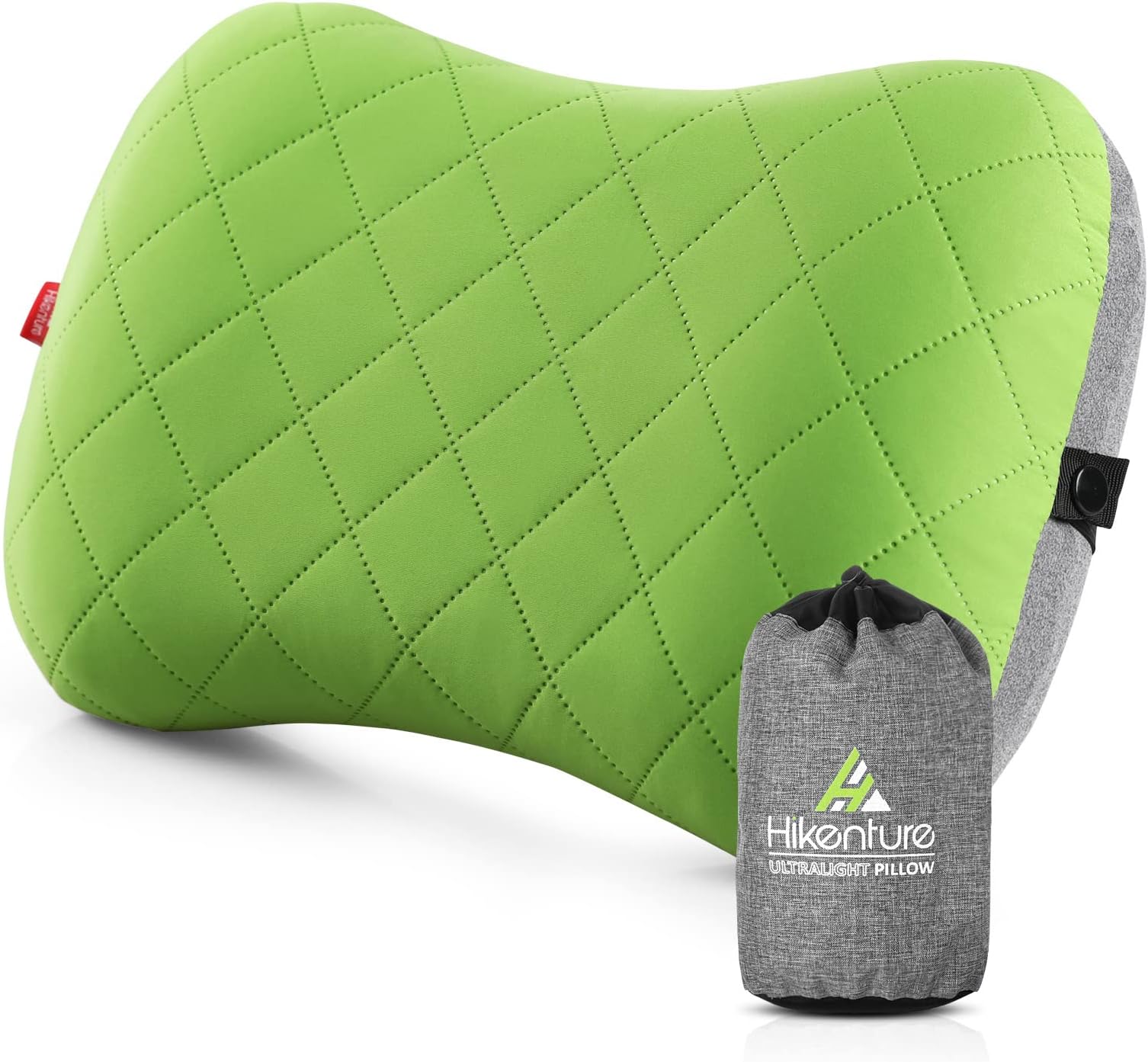 Camping Pillow with Removable Cover - Ultralight Inflatable Pillow for Hiking,Backpacking - Upgrade Comfortable Ergonomic Air Pillow for Neck Support - Soft Travel Pillow in Car,Beach,Office