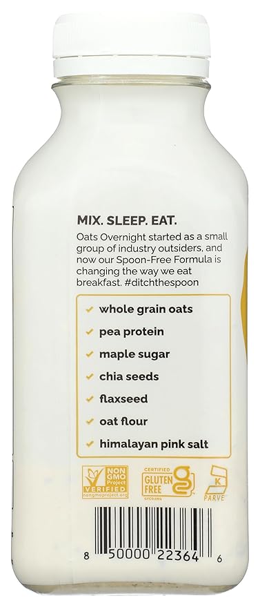Oats Overnight Maple Brown Sugar Overnight Oats Shake, 2.2 OZ miniatura 4