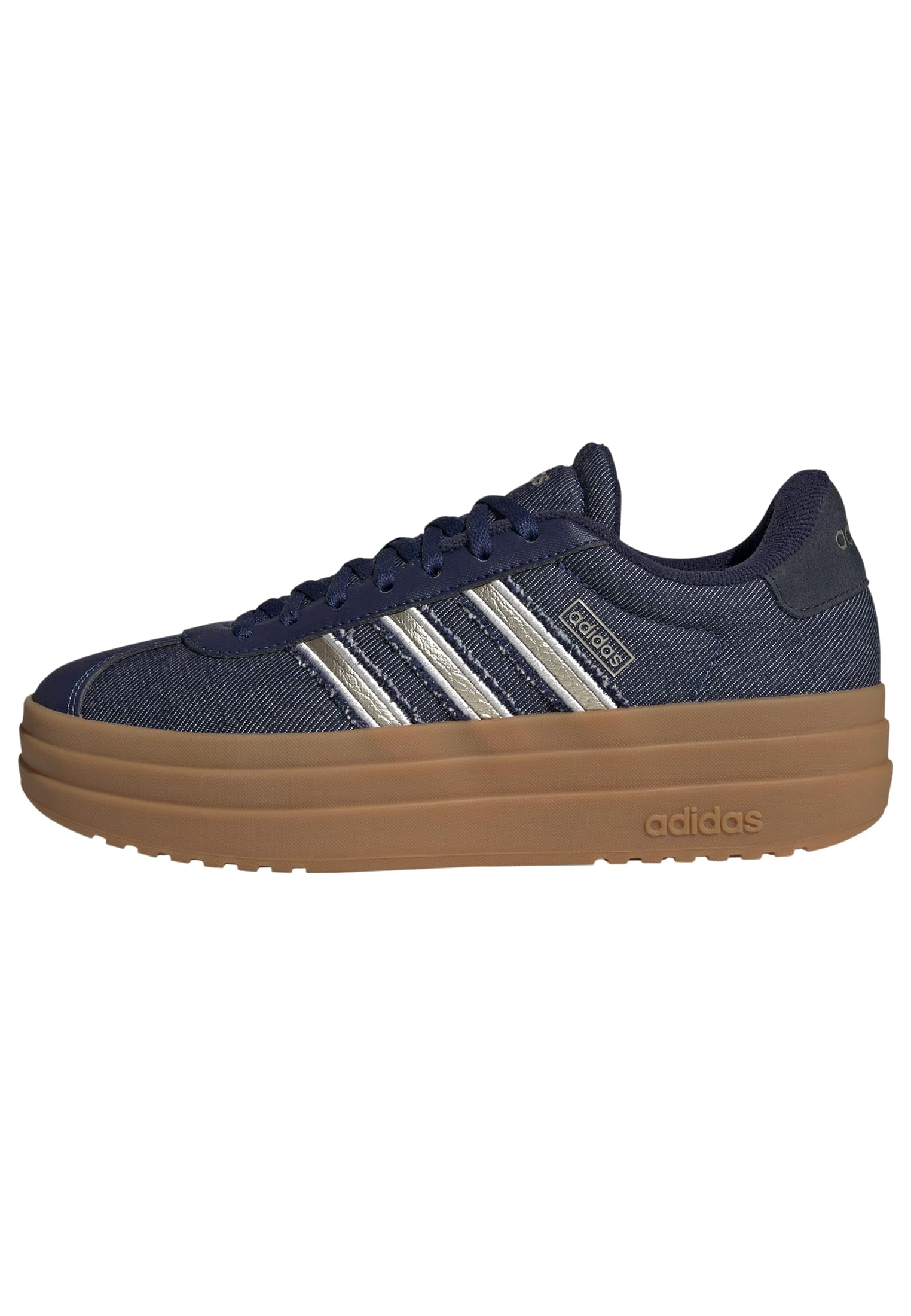 Adidas Donna VL Court Bold Shoes, Dark Blue/Cyber Metallic/Aurora Ink, 41 1/3 EU