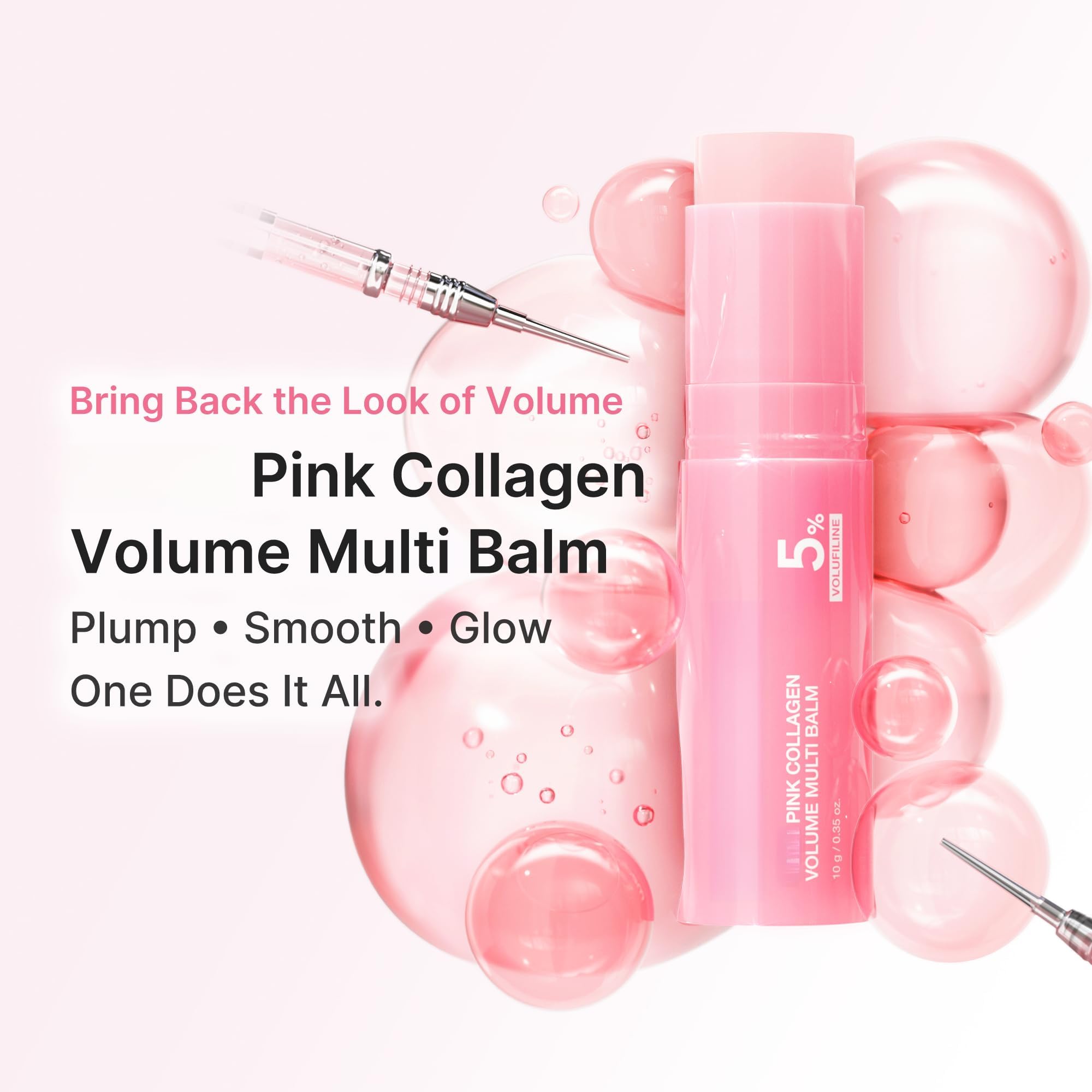 Balsamo labbra multiuso rimpolpante rosa stick 20g (2pz) | Crema idratante viso e corpo, cura della linea sotto occhi, collo, labbra, rimpolpante e luminosa.