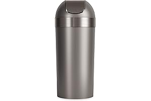 Umbra Venti 16-Gallon Swing-Top Lid Tall Kitchen Trash Can