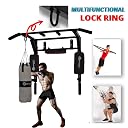 5in1 pull up bar for home,dip station,dip stand Cable Pulley System latpull down Cable Machine Attachments weight loading pin gym equipment set for home with 360° rotation portable gym pulley gallery image