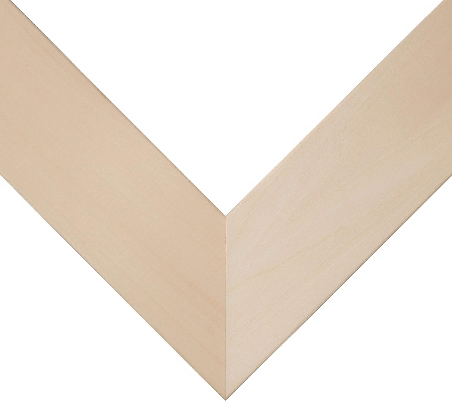 Craig Frames DIY Unfinished Wood Picture Frame, 8 x 10 Inch Matted to Display a 5 x 7 Inch Photo, Natural, Set of 4