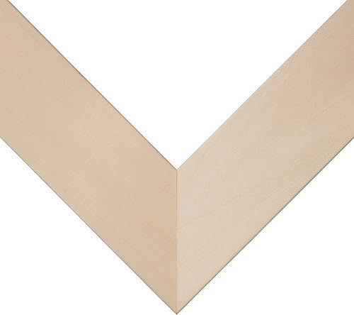 Miniatura 5 de Craig Frames Marco de fotos de madera sin terminar, 10 x 12 pulgadas mate para mostrar una foto de 8 x 10 pulgadas, natural, juego de 4