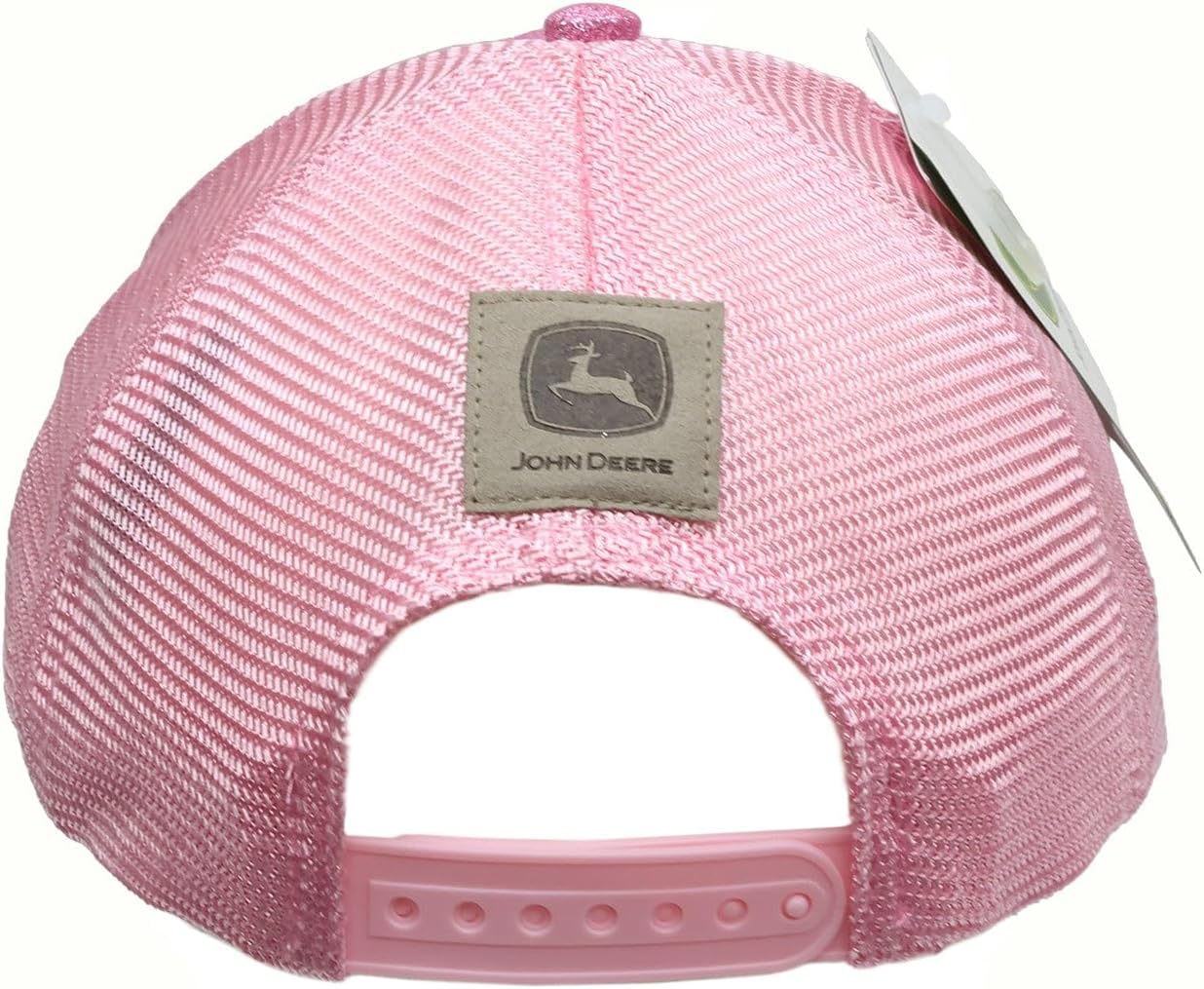 John Deere Pink Glitter Historic Tm Womens Cap-Pink-One Size