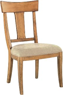 Hekman Wellington Hall Dining Side Chair, Upholstered Wooden Chair with Linen Seat, Comfortable Seating, Stylish & Durable, Perfect for Dining Room, Living Room & Formal Venue, Ideal Home Furniture