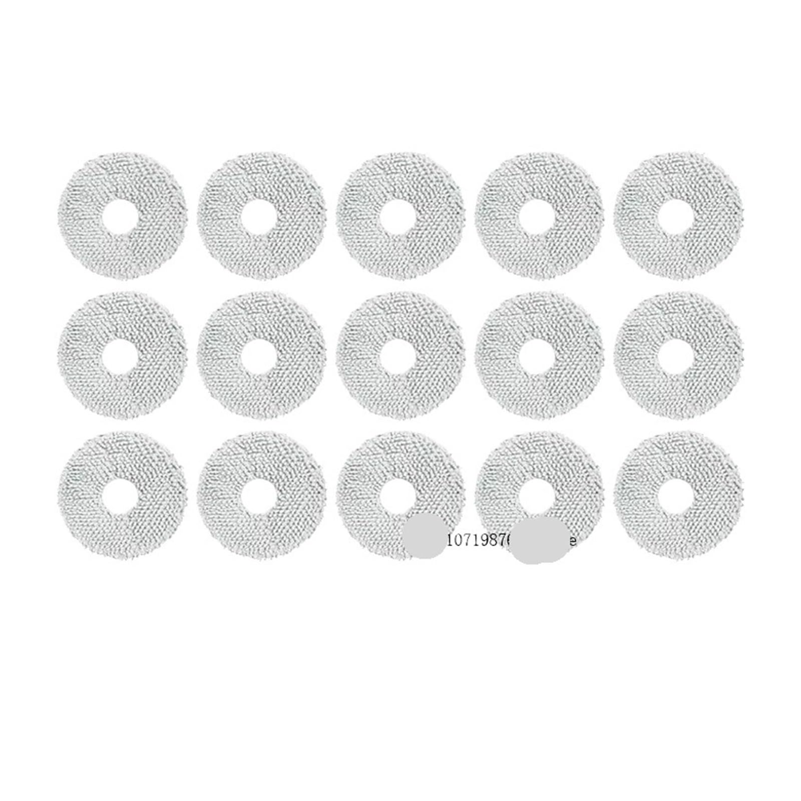 EEZII Mop Cloth,compatible ForXiaomi， Robot Vacuum S10+ S20+ X10+ X20 Plus B101CN For Dreame L10S Ultra L10S Pro L10 Prime S10 Pro(15pcs)