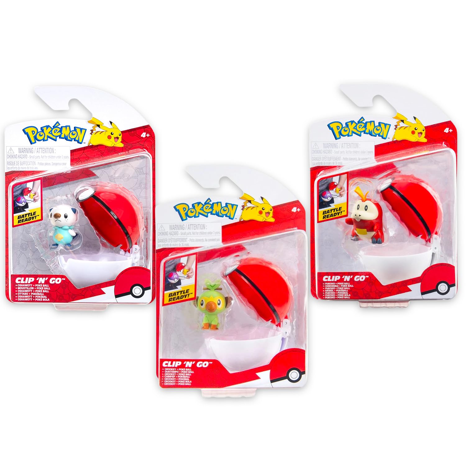 Amazon.co.jp: ポケモンクリップ'N' Go ポケボールフィギュアセット